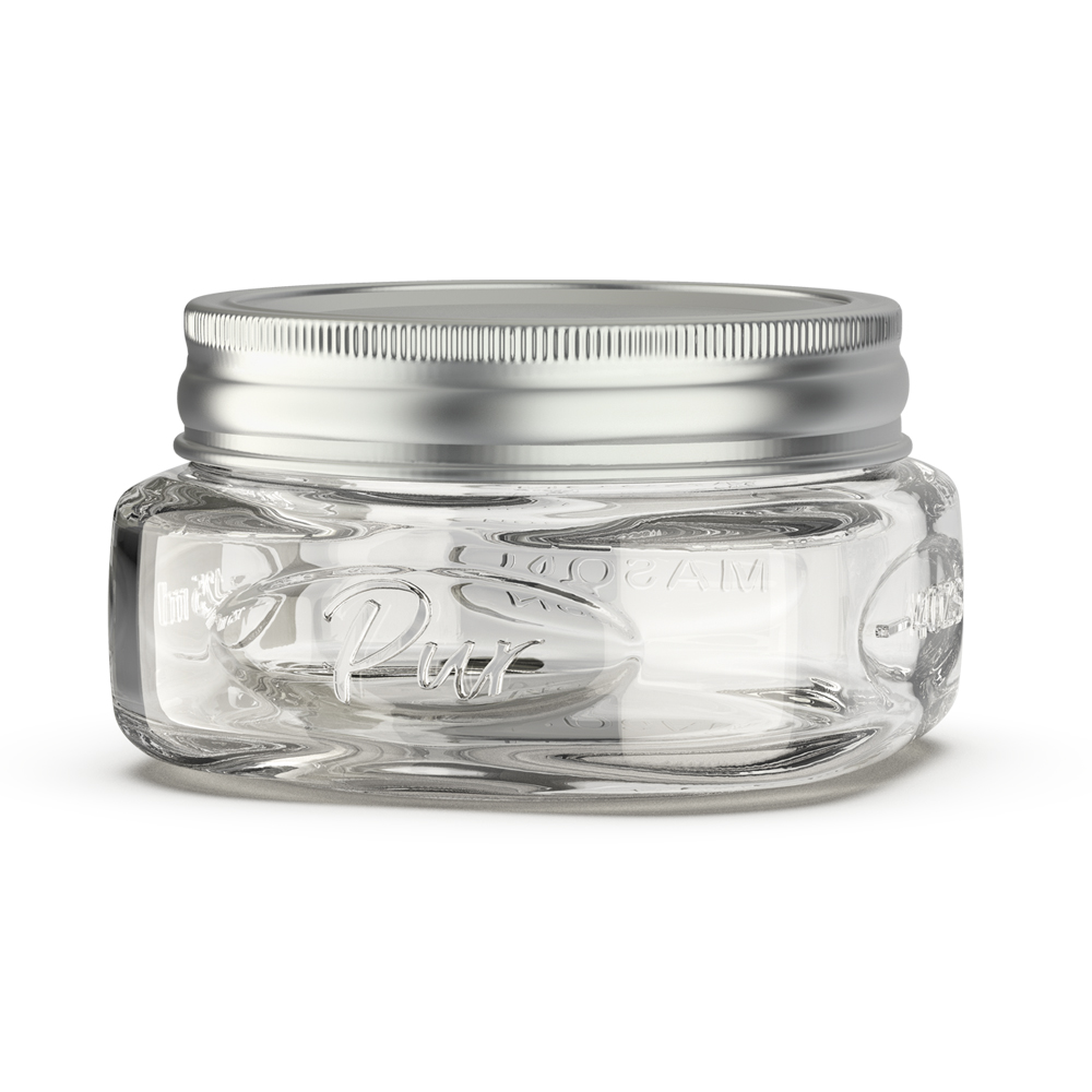 Rocker 8 oz Clear Canning Jar, Wide Mouth